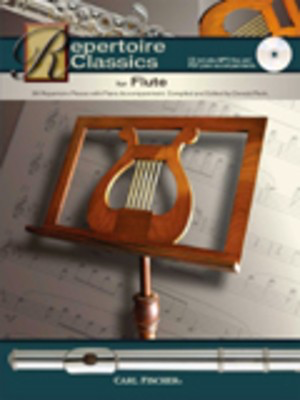 Repertoire Classics for Flute - 36 Repertoire Pieces With Piano Accompaniment - Donald Peck - Fischer /CD WF110