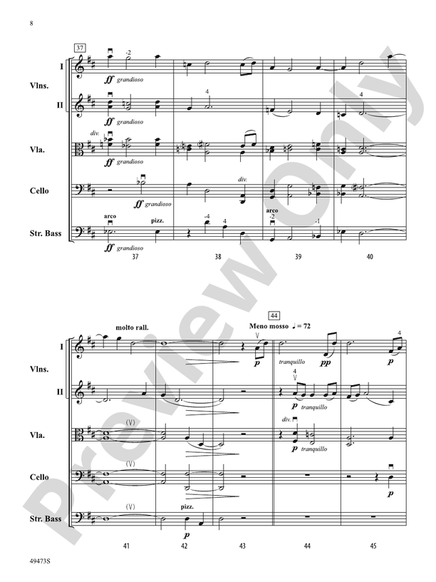 Orchid - String Orchestra Conductor Score & Parts (Digital Download)