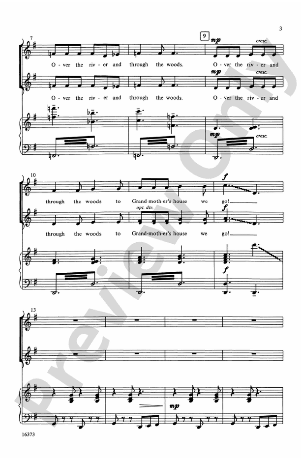 Jingle Bell Sleigh Ride – 2-Part Choral Octavo (Digital Download)