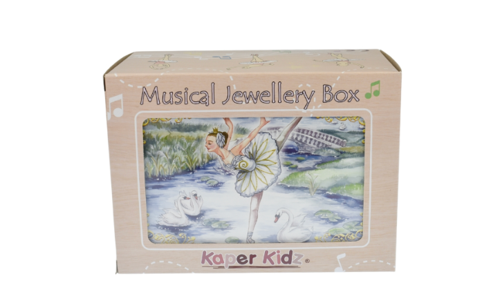 Ballet Jewellery Box Azurea Ballerina Swan Lake