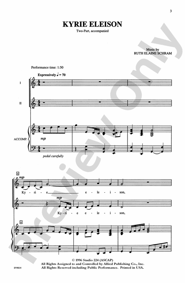 Kyrie Eleison – 2-Part Choral Octavo (Digital Download)