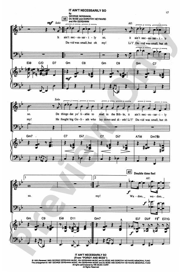 A Gershwin Portrait! The Music of George and Ira Gershwin - SATB Choral Octavo (Digital Download)