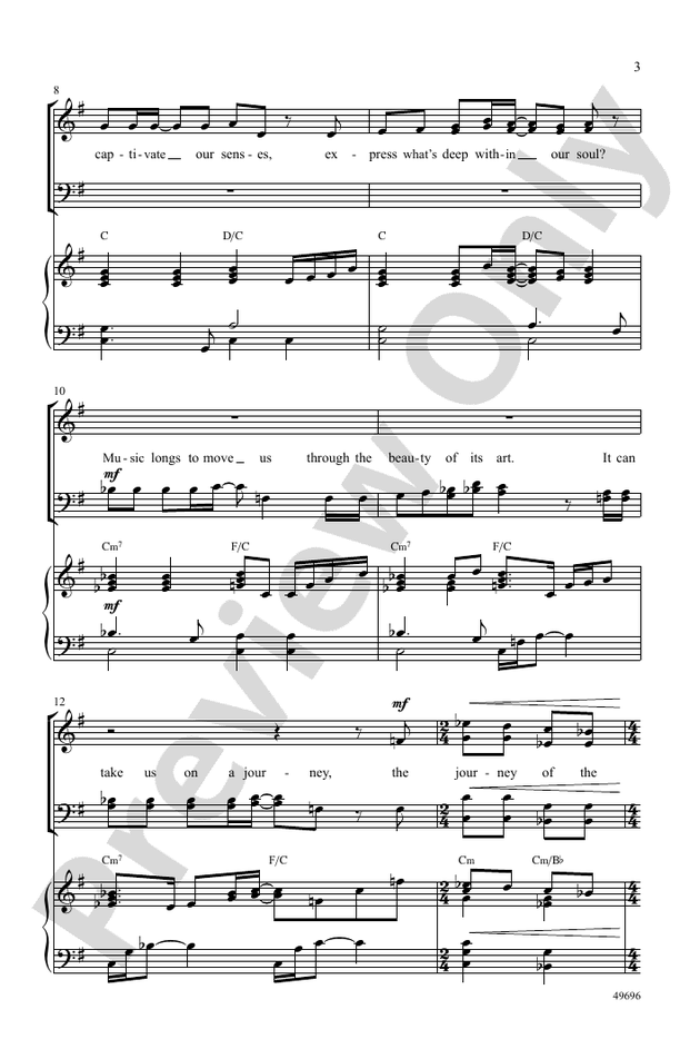 And So We Sing - SATB Choral Octavo (Digital Download)