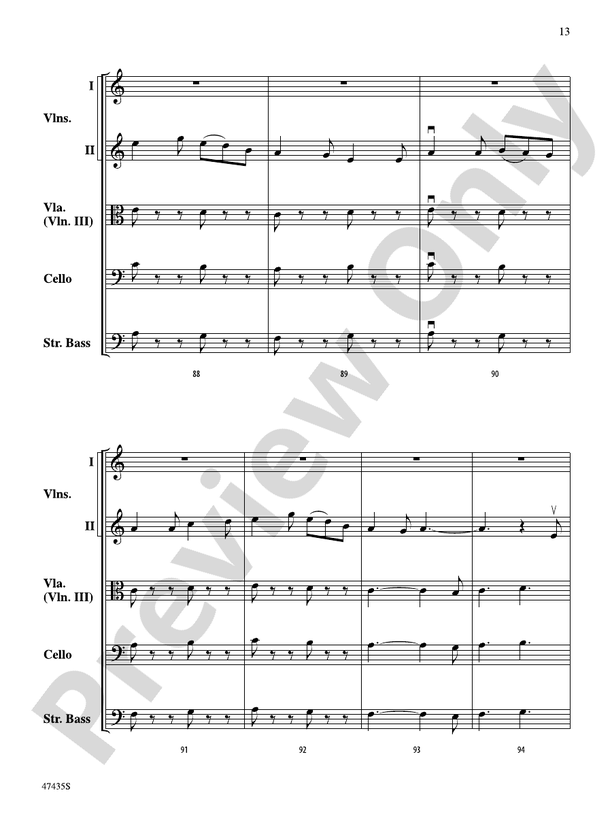 Christmas in the Mountains - String Orchestra Conductor Score & Parts (Digital Download)
