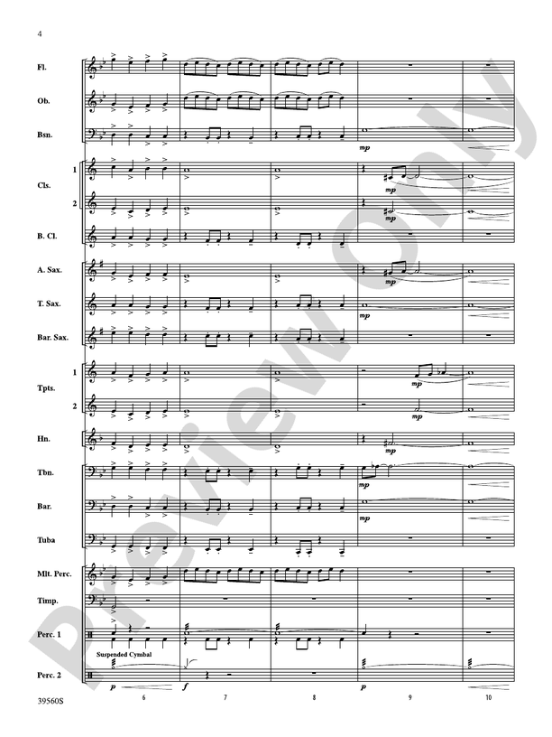 Pyramid of the Sun - Concert Band Conductor Score & Parts (Digital Download)
