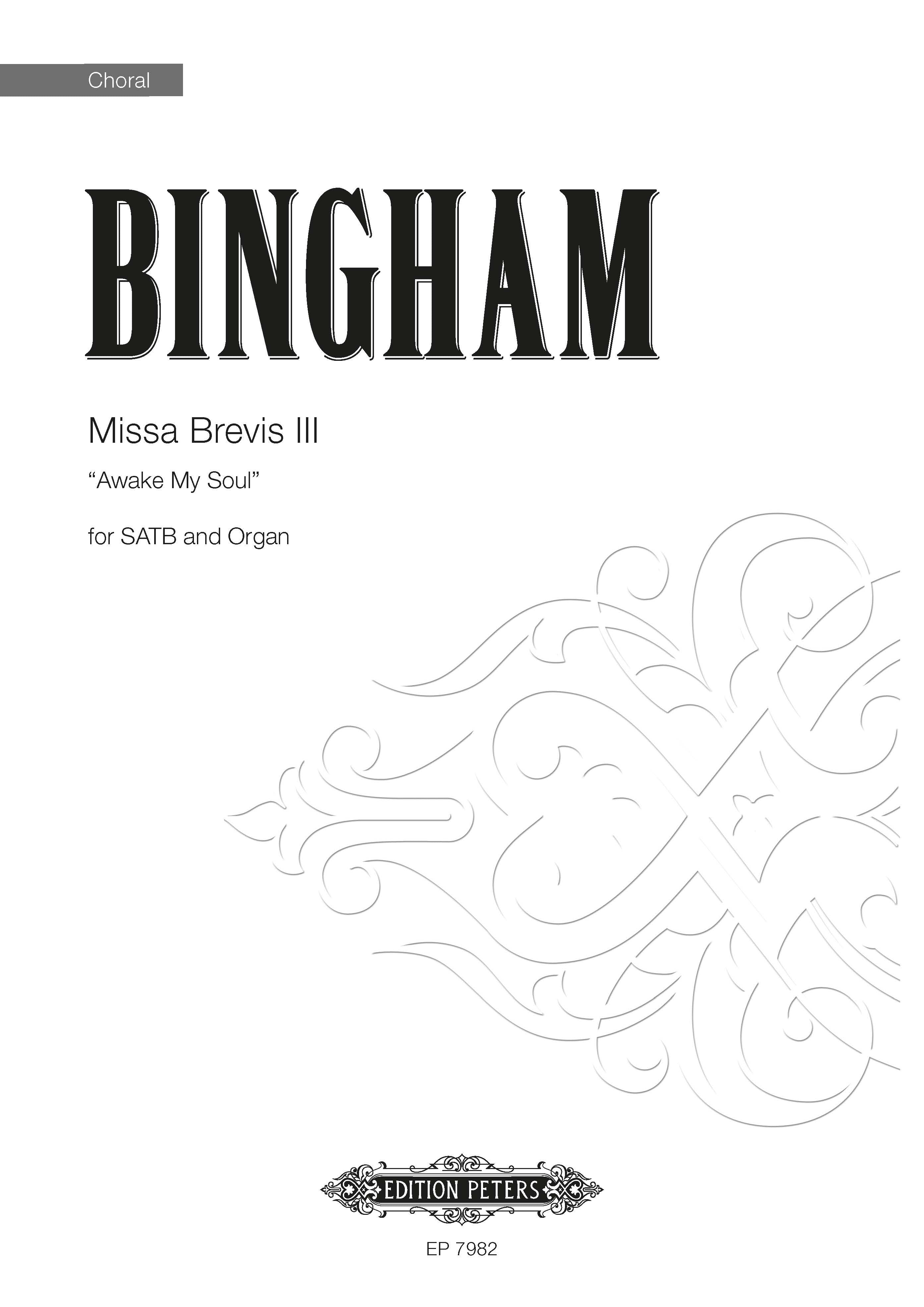 Missa Brevis III: “Awake My Soul” - Organ/SATB Choral Octavo (Digital Download)