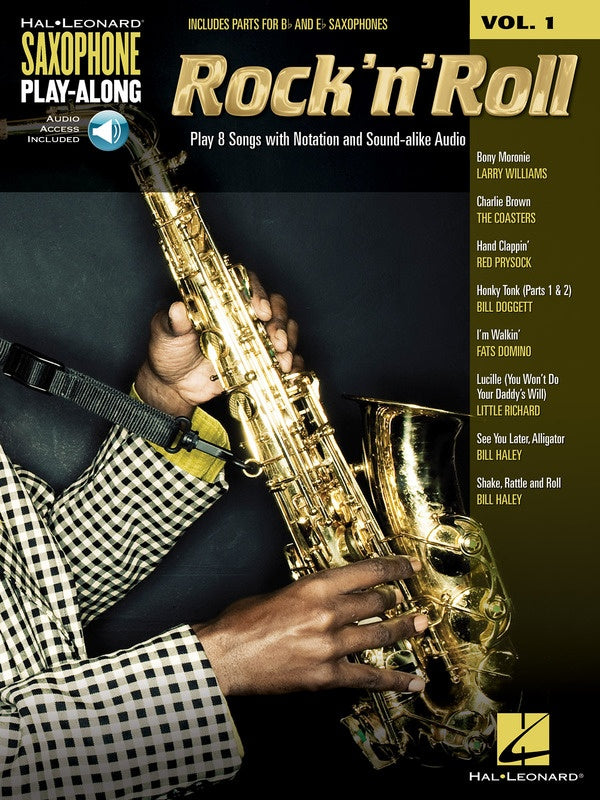 Rock 'n' Roll - Saxophone Play-Along Volume 1 - Saxophone Hal Leonard/OLA