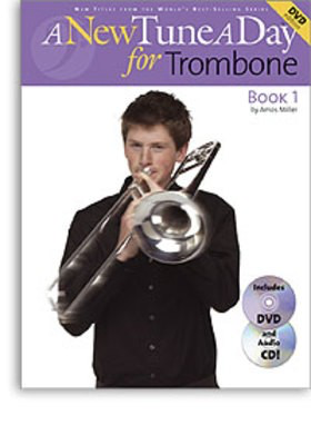 A New Tune A Day Book 1 - Trombone/CD/DVD by Miller Boston BM11583