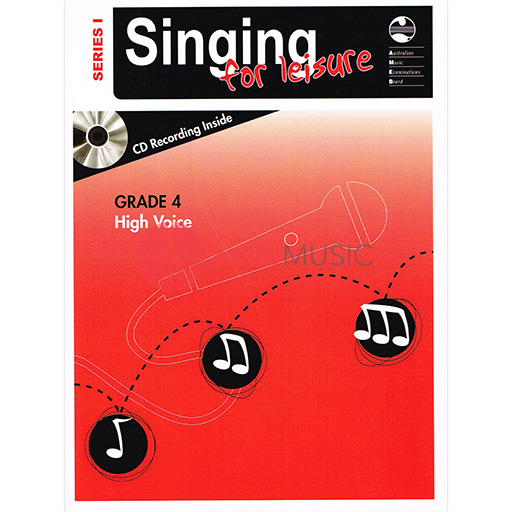 Singing For Leisure Series 1 Grade 4 - High Voice/CD AMEB 1203076439