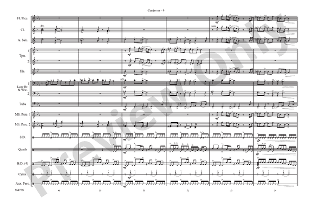 The Wizard of Oz Meets The Wiz, Part 2 – Marching Band Conductor Score & Parts (Digital Download)