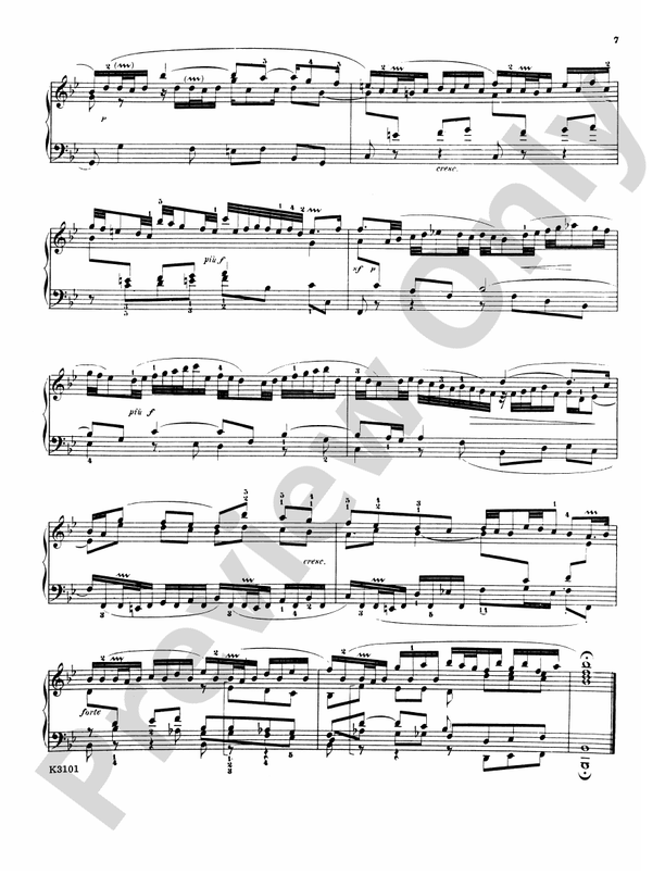 Bach - Six Partitas and Overture in French Style (Ed. Hans Bischoff) - Piano Solo (Digital Download)
