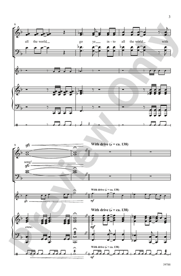 Go Ye Into All the World – SATB Choral Octavo (Digital Download)