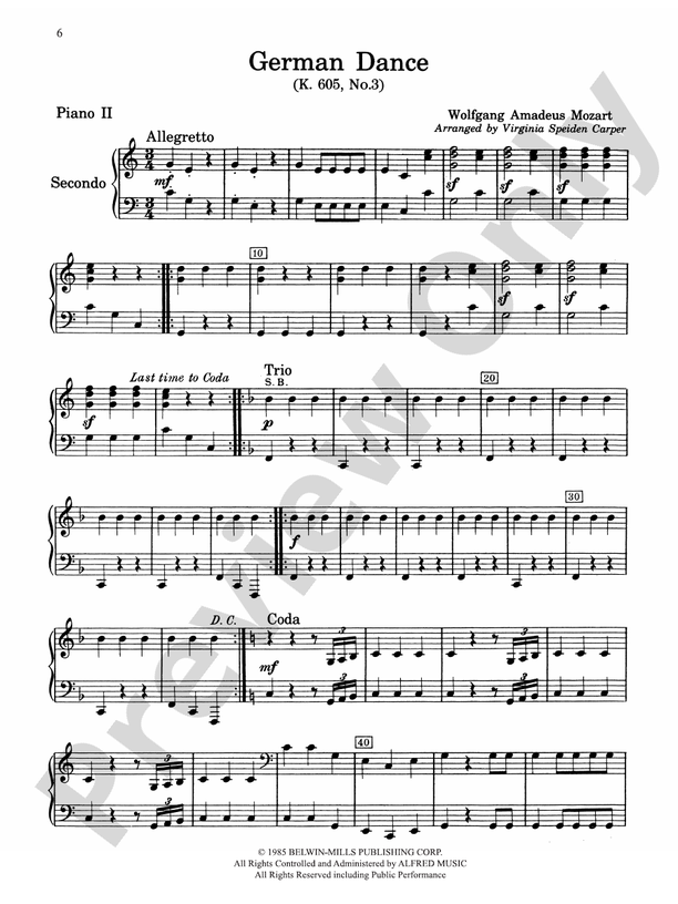 7 Classical Favorites - 2 Pianos, 8 Hands (Digital Download)