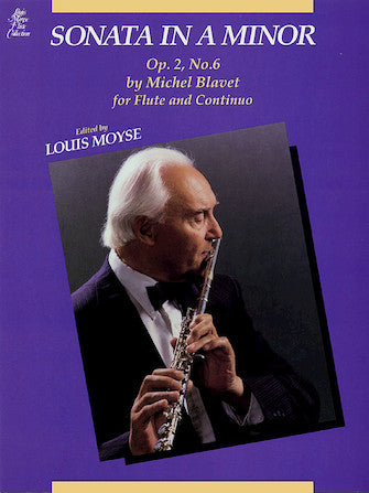Blavet - Sonata in Amin Op2/6 - Flute/Piano Accompaniment Schirmer 50481620