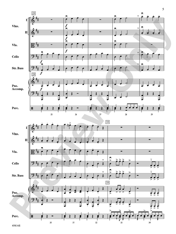 Caribbean Breeze - String Orchestra Conductor Score & Parts (Digital Download)