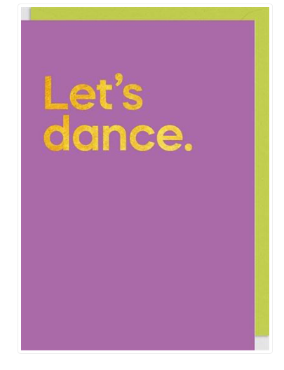 Greeting Card Let's Dance