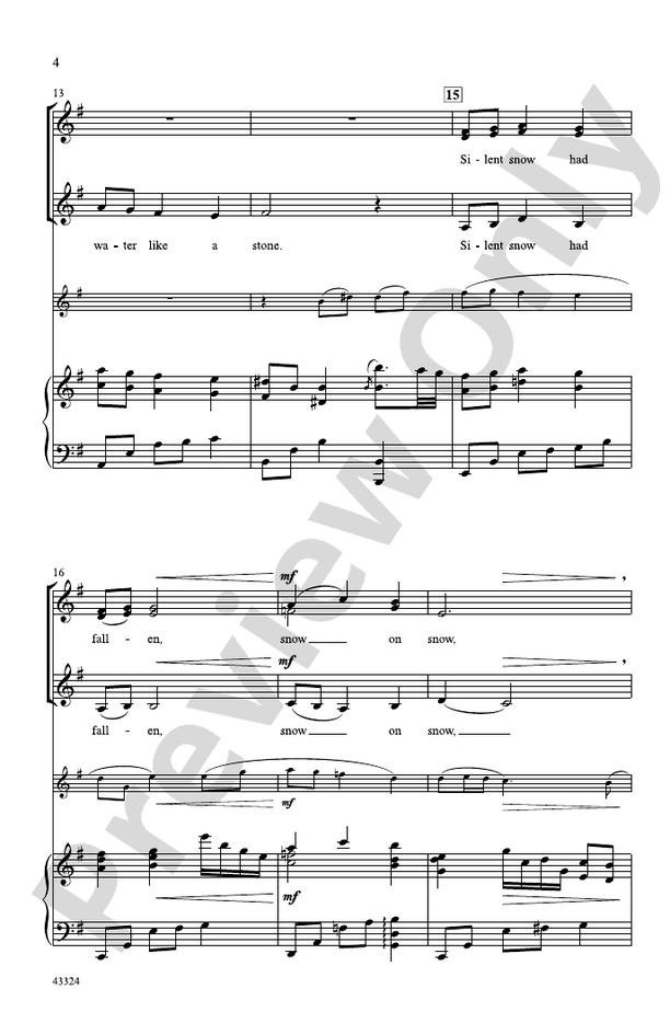 A Midwinter Carol - SSA Choral Octavo (Digital Download)