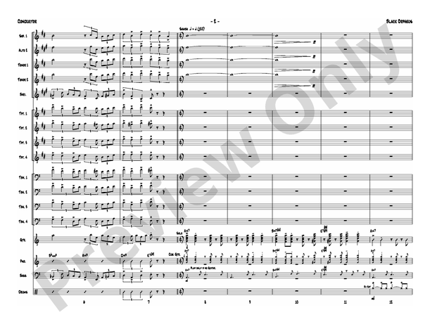Black Orpheus – Jazz Ensemble Conductor Score & Parts (Digital Download)