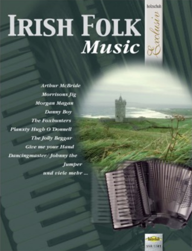 IRISH FOLK MUSIC ARR FOR PIANO ACCORDION SOLO - ACCORDIAN - HOLZSCHUH