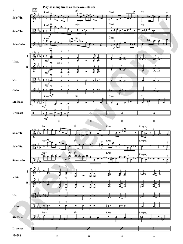 Li'l Darlin' - String Orchestra Conductor Score & Parts (Digital Download)