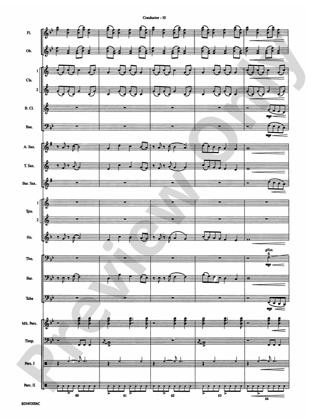 When Summer Takes Flight - Concert Band Conductor Score & Parts (Digital Download)