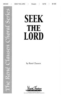 Seek the Lord - Rení© Clausen - SATB divisi Shawnee Press Choral Score Octavo