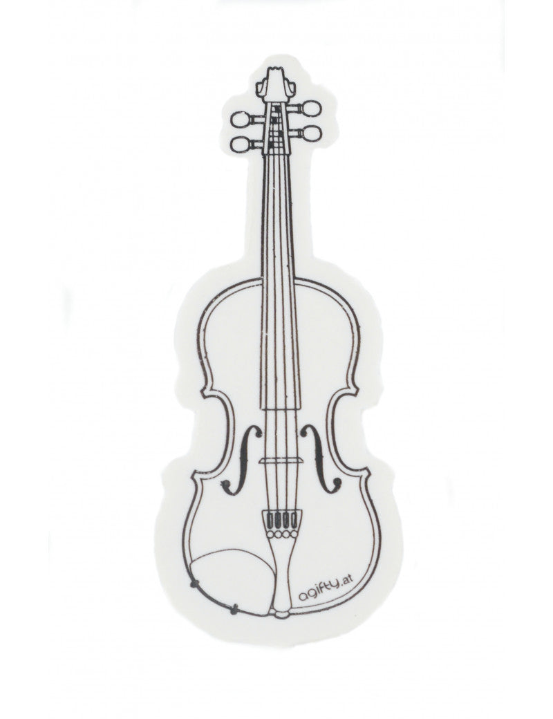 White Eraser Violin