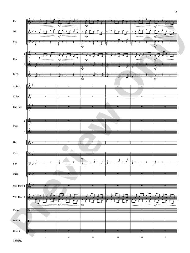 The Legend of Asturias - Concert Band Conductor Score & Parts (Digital Download)