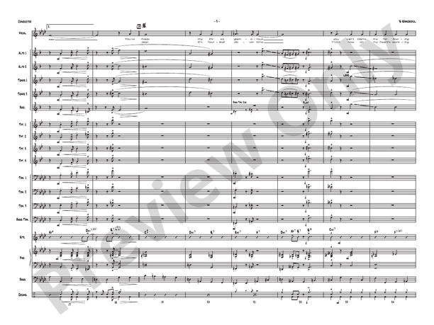 S Wonderful (Grade 3) – Jazz Ensemble Conductor Score & Parts (Digital Download)