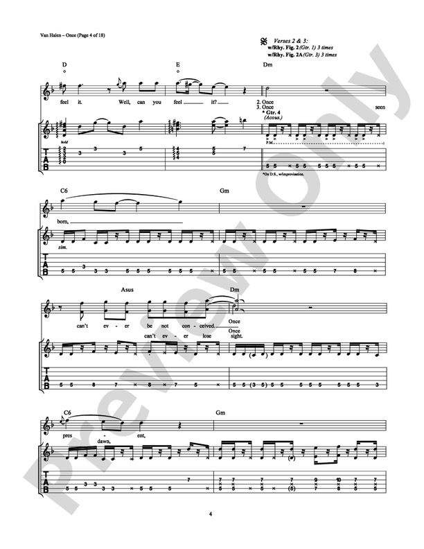 Once - Guitar TAB (Digital Download)