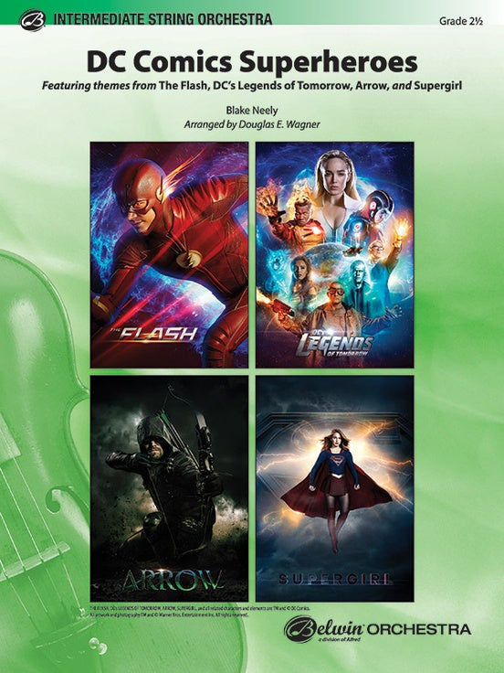 DC Comics Superheroes - String Orchestra Conductor Score & Parts (Digital Download)