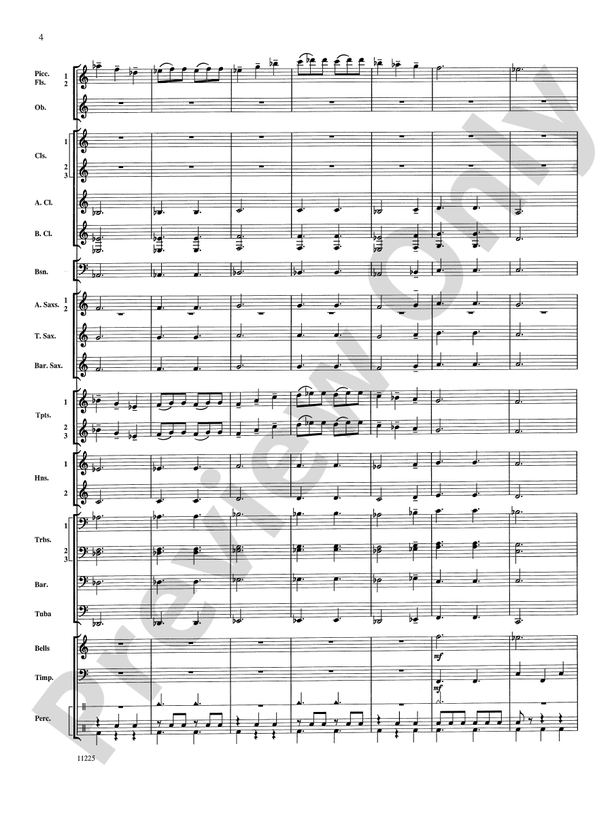 Wind Dancer - Concert Band Conductor Score & Parts (Digital Download)