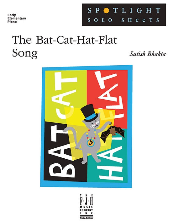The Bat-Cat-Hat-Flat Song - Piano (Digital Download)