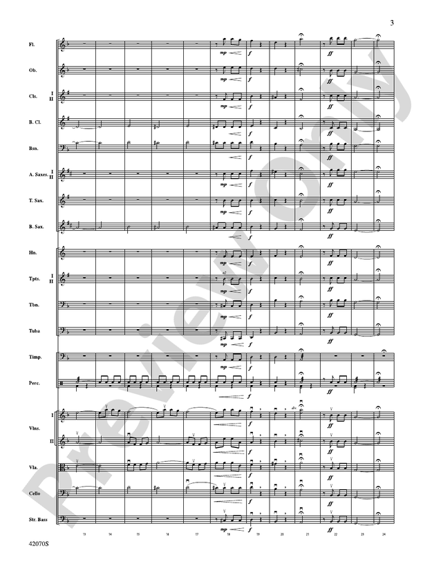 Symphony No. 5, 1st Movement – Full Orchestra Conductor Score & Parts (Digital Download)
