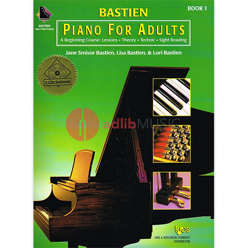 Bastien Piano for Adults Book 1 - Piano/CD by Bastien Kjos KP1 Out of Print