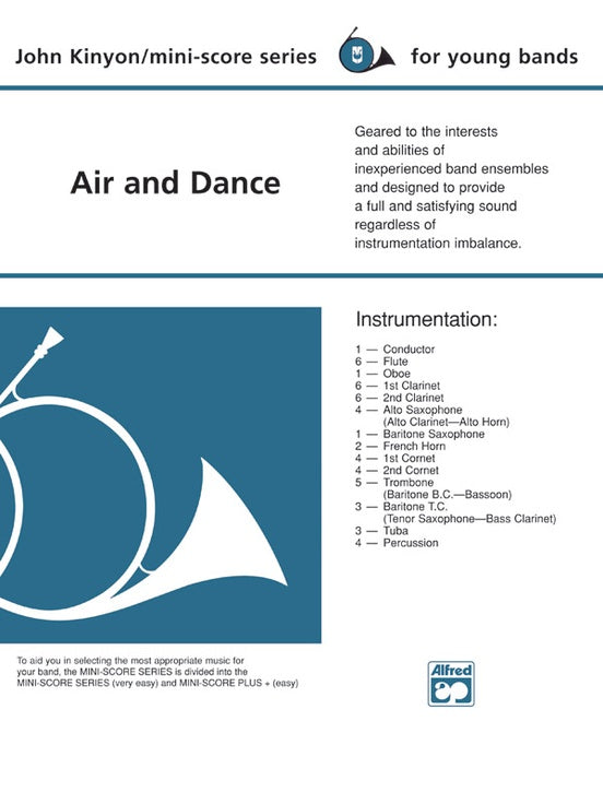 Air and Dance - Concert Band Conductor Score & Parts (Digital Download)
