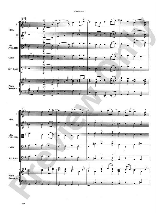 Classics for Contest (Grade 1) – String Orchestra Conductor Score & Parts (Digital Download)