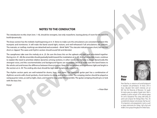 Up on the Housetop - Jazz Ensemble Conductor Score & Parts(Digital Download)