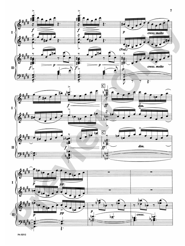 Liszt - Totentanz (Danse Macabre) - 2 Piano, 4 Hands - TWO Copies required - (Digital Download)