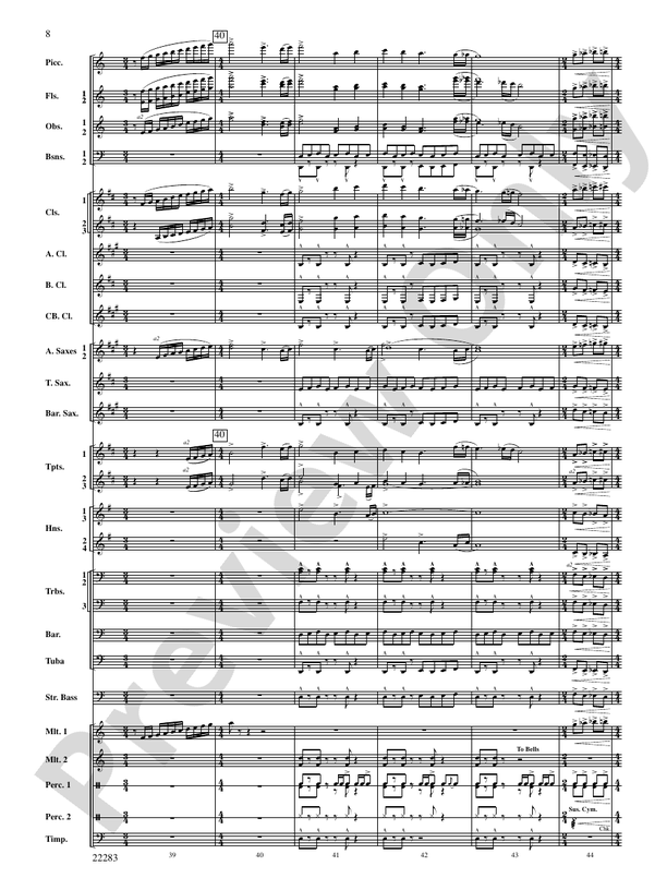Like the Stars Forever and Ever ... - Concert Band Conductor Score & Parts (Digital Download)