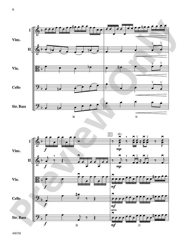 Swamp Thang - String Orchestra Conductor Score & Parts (Digital Download)