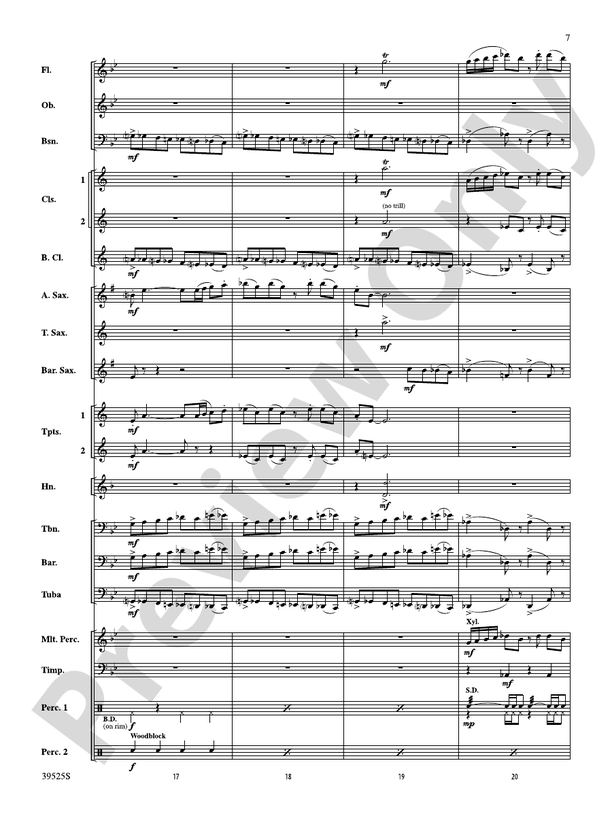 Zombie Dreams - Concert Band Conductor Score & Parts (Digital Download)