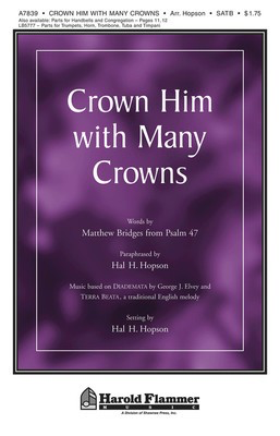 Crown Him with Many Crowns - SATB Shawnee Press Choral Score Octavo