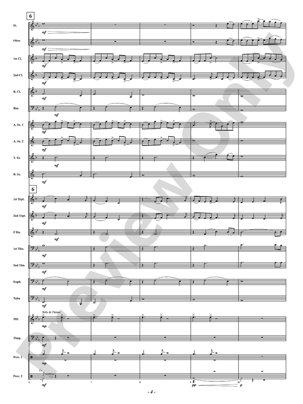Memories Eternal - Concert Band Conductor Score & Parts(Digital Download)