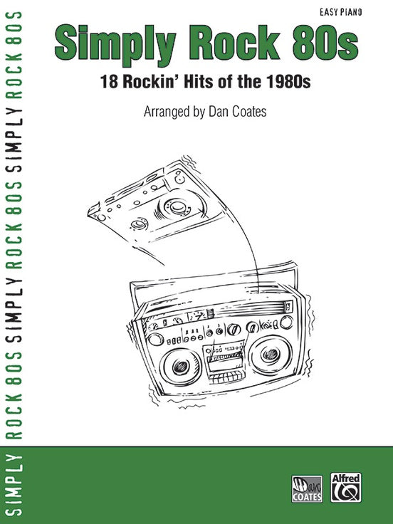 Simply Rock 80s EasyPiano - Coates - Alfred