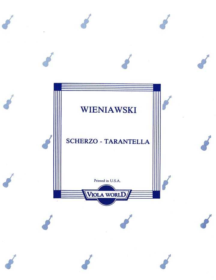 Wieniawski - Scherzo-Tarantella - Viola/Piano Accompaniment arranged by Arnold Viola World VWP000046