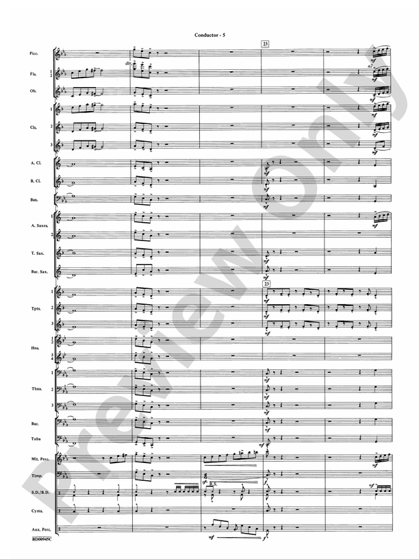 Okeanos - Concert Band Conductor Score & Parts (Digital Download)