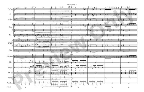 Illusion – Marching Band Conductor Score & Parts (Digital Download)
