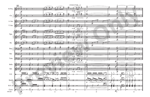 Con Slancio – Marching Band Conductor Score & Parts (Digital Download)