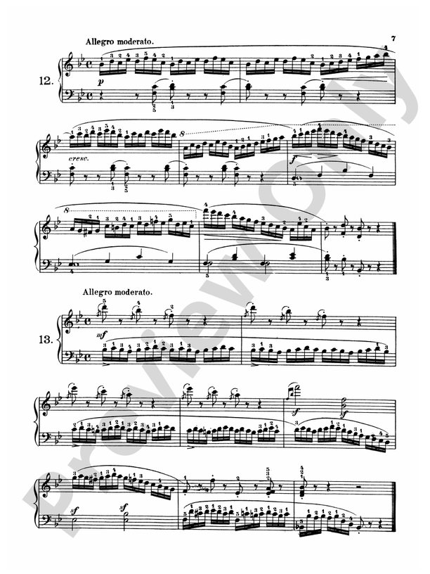 Czerny - 160 Eight-Measure Exercises, 821 - Piano Solo (Digital Download)